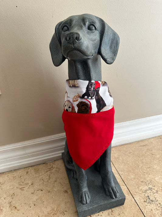 Festive Party Christmas Personalized Dog Bandana by PetGlamr