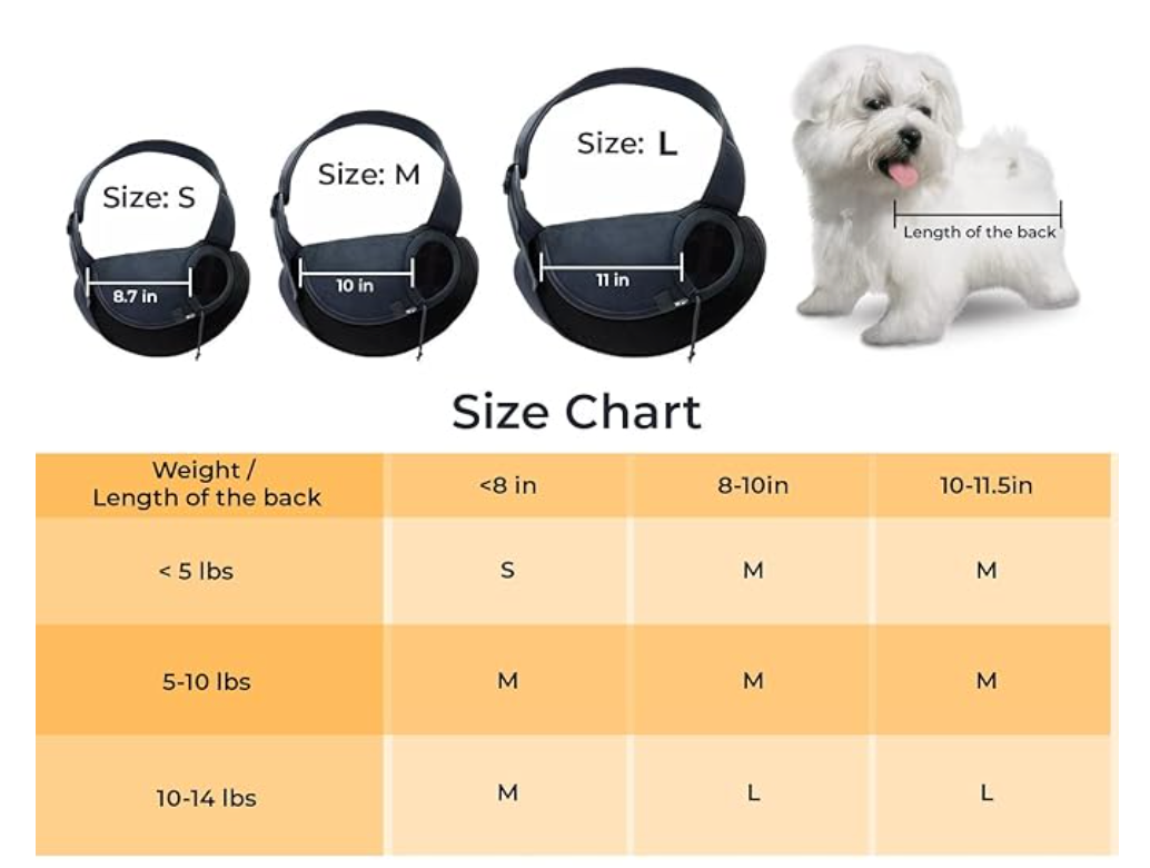 Mesh Dog & Cat Sling Carrier, view 4