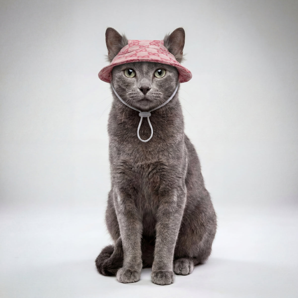 Monogram Cat Bucket Hat by PetGlamr