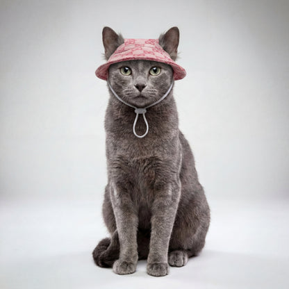 Monogram Cat Bucket Hat by PetGlamr