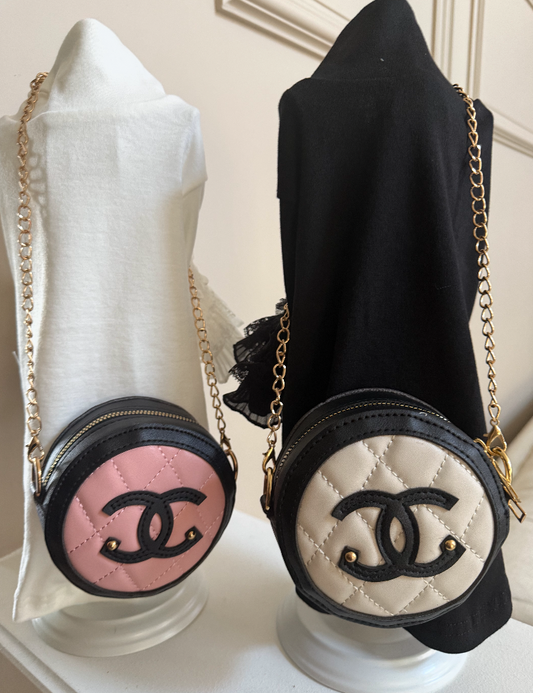 Quilted Chain Dog Crossbody Purse, view 2