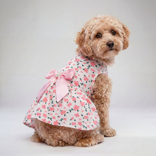 Summer Floral Dog Dress by PetGlamr