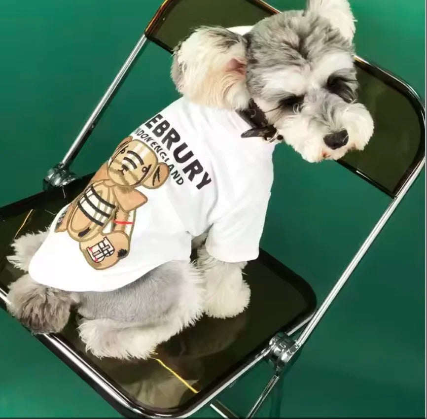 Teddy Bear Graphic Dog T-Shirt by PetGlamr