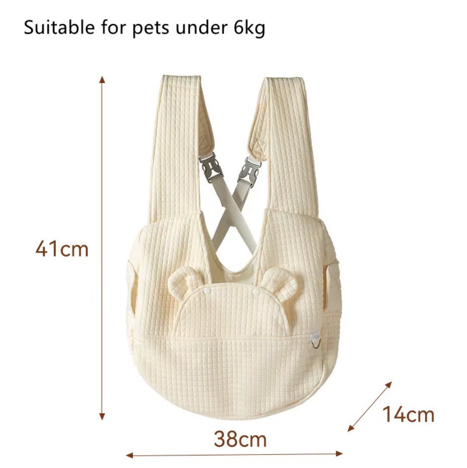 Waffle Knit Dog & Cat Carrier Bag, view 2