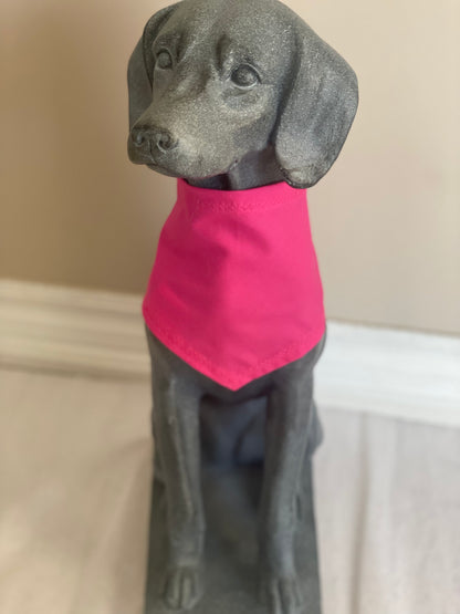 Fuchsia Personalized Dog Bandana, view 2