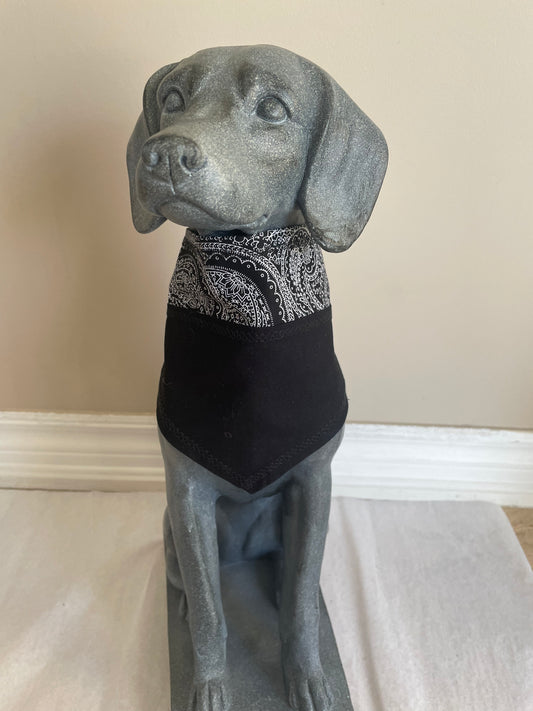 Paisley Personalized Dog Bandana, alternate view