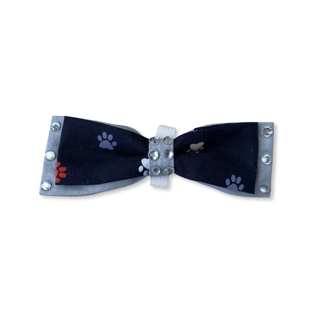 Paw Print Dog Bow Tie by PetGlamr