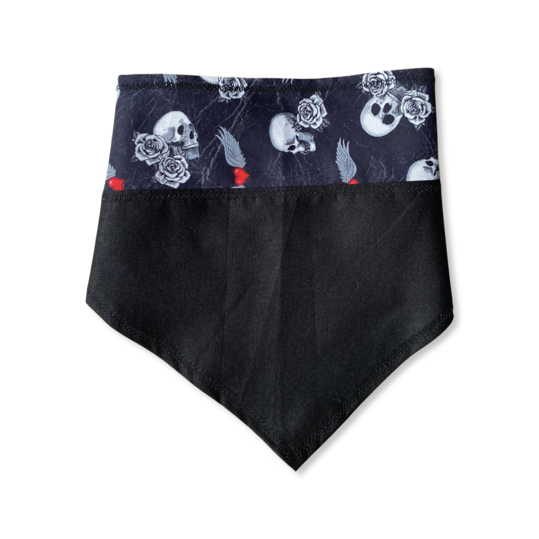 Skulls & Hearts Personalized Dog Bandana by PetGlamr