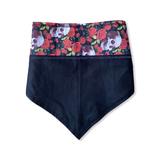 Skulls & Roses Personalized Dog Bandana by PetGlamr