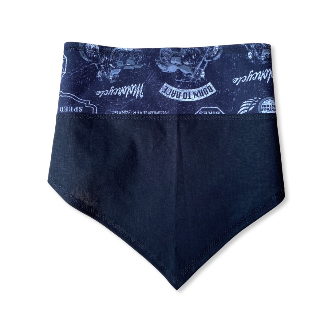 Vintage Motorcycle Personalized Dog Bandana by PetGlamr