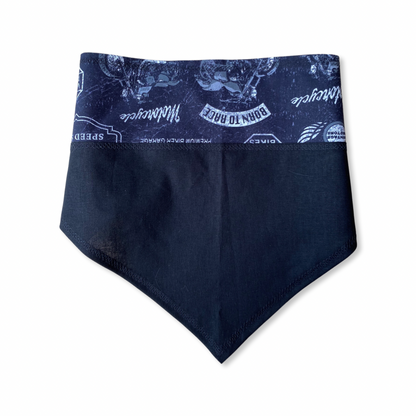 Vintage Motorcycle Personalized Dog Bandana by PetGlamr